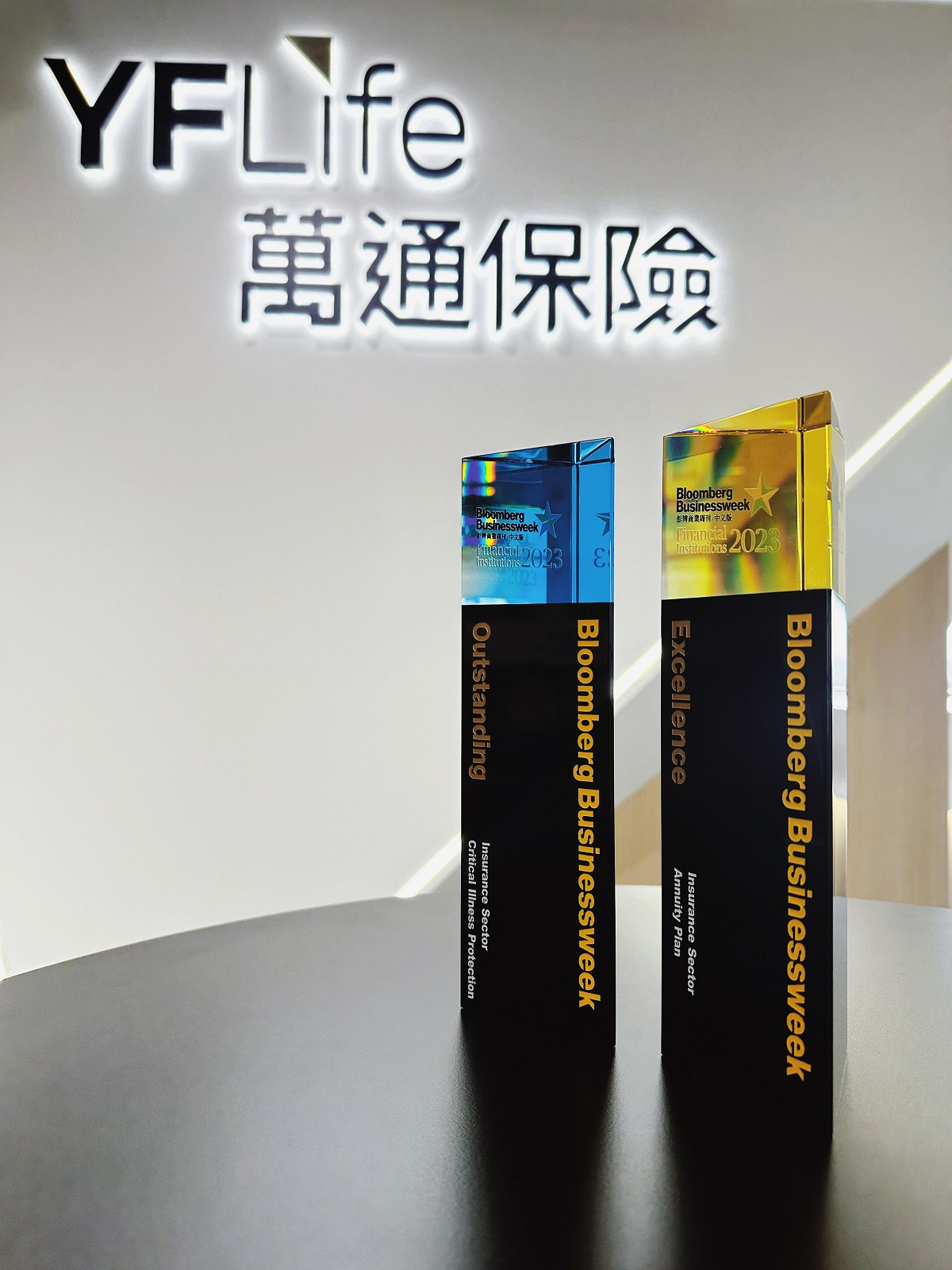 万通保险荣获《彭博商业周刊》＂金融机构大奖2023＂两项殊荣：＂年金计划：卓越大奖＂及＂危疾保障：杰出大奖＂。